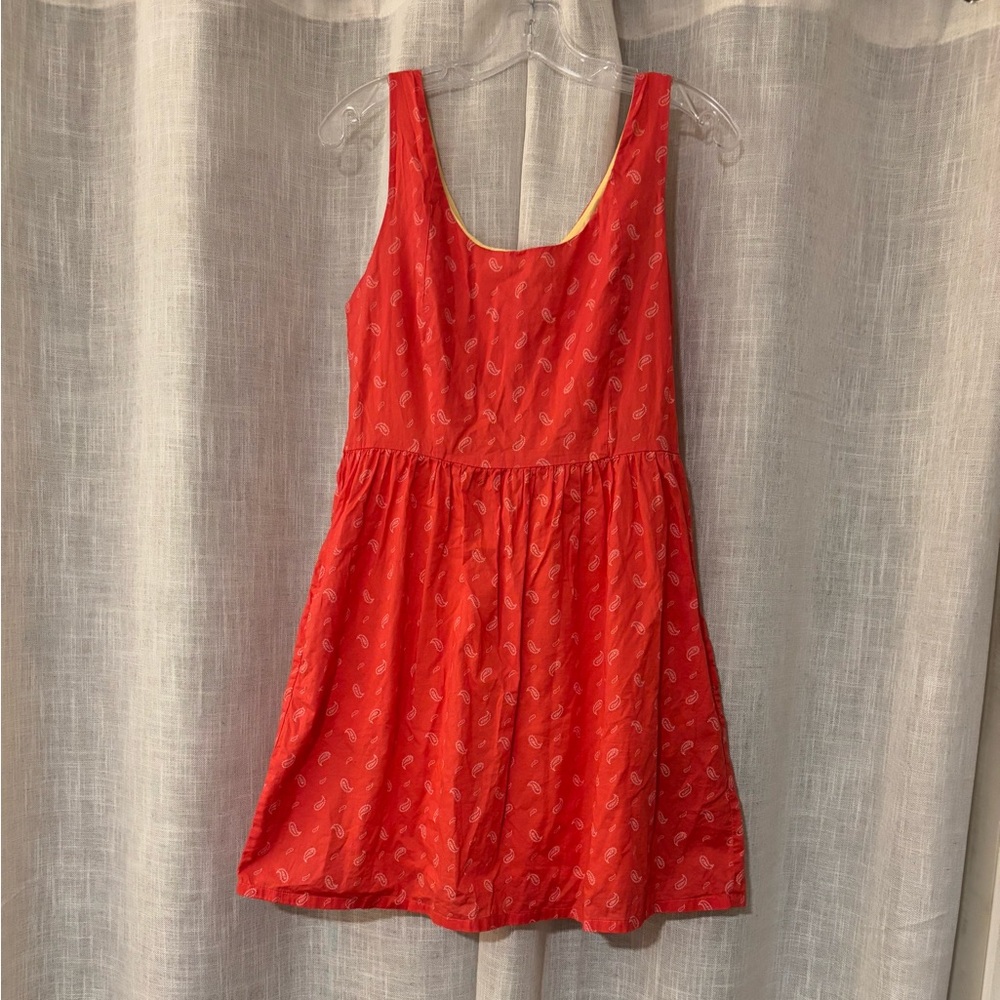 VTG Levi's Paisley Coral Mini Dress
